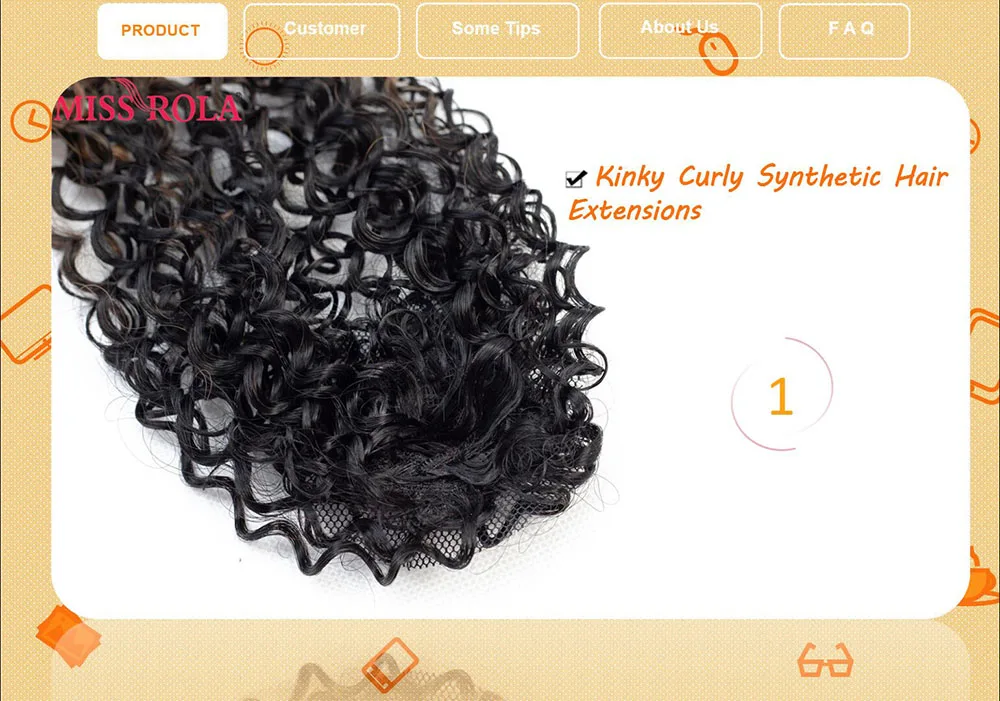 sintético tece o cabelo ombre pacotes 18