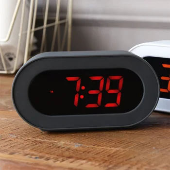 

Office Decoration Desk Clocks Snooze Function Cables Led Digital Alarm Clock Kids Watch Electronic Table Clocks NightLight Room