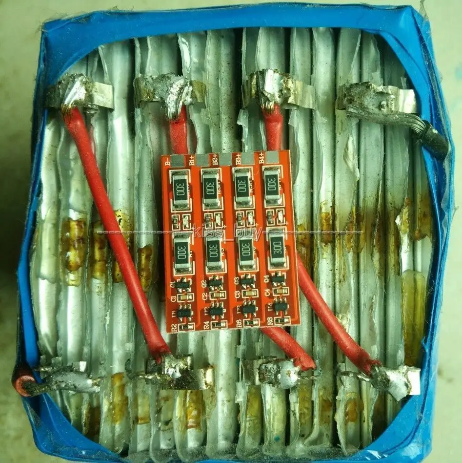 1s 2 3s 4s сотовый 3 V LiFePo4 литиевый аккумулятор BMS защита зарядных устройств доска W