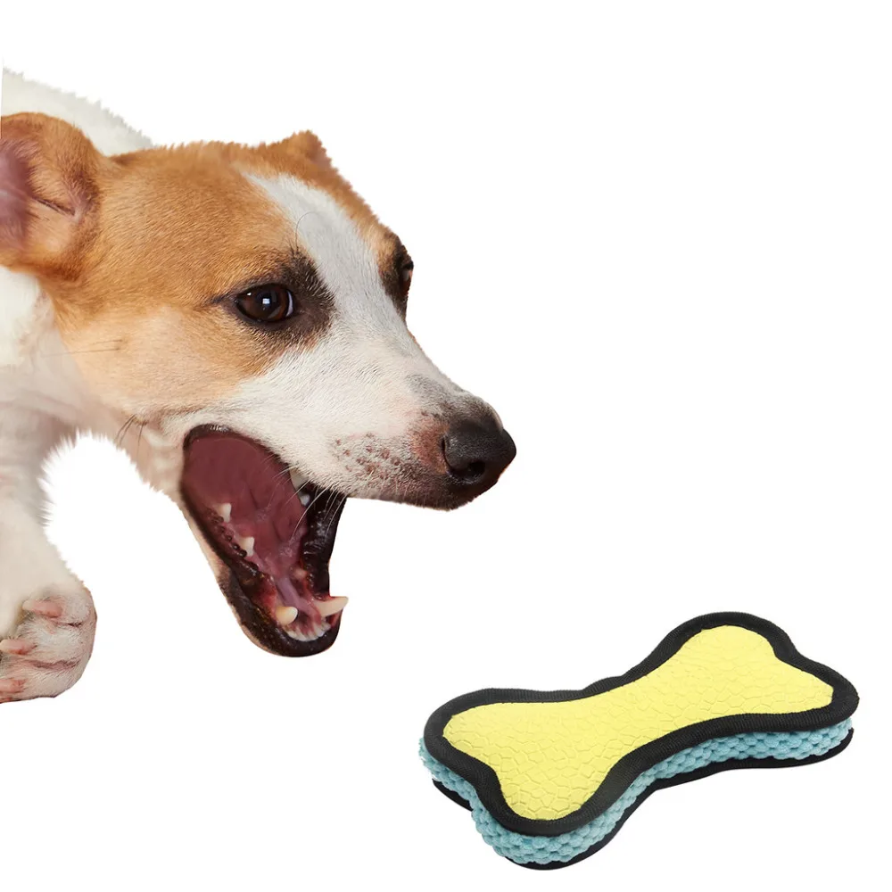 Собака игрушки-жвачки в форме кости обучение моляры укус устойчивы Pet щенок домашний двор открытый и т. д. Дрессировка собак здоровье зубов z0510# G30