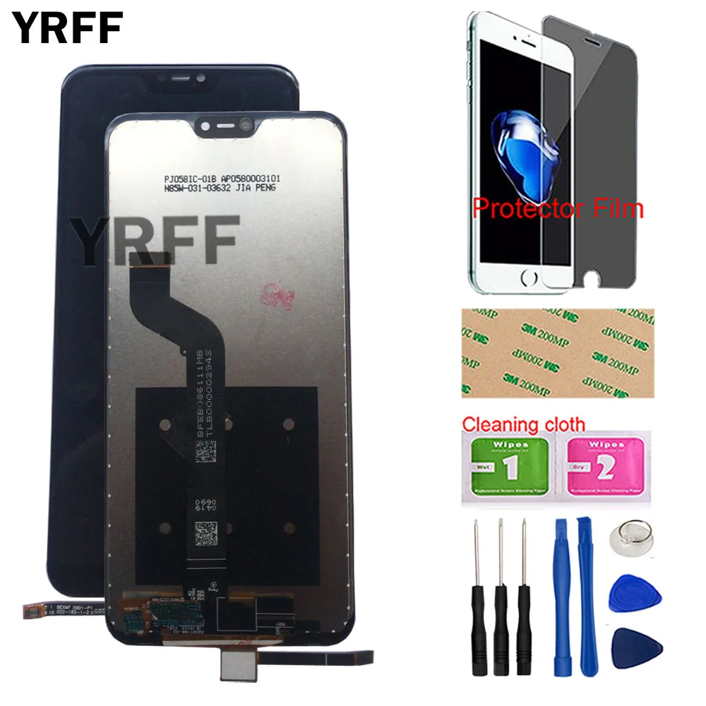 

LCD Display For Xiaomi Mi A2 Lite LCD Display Touch Screen For Xiaomi Redmi 6 Pro LCD Digitizer Repair Parts Tool Protector Film