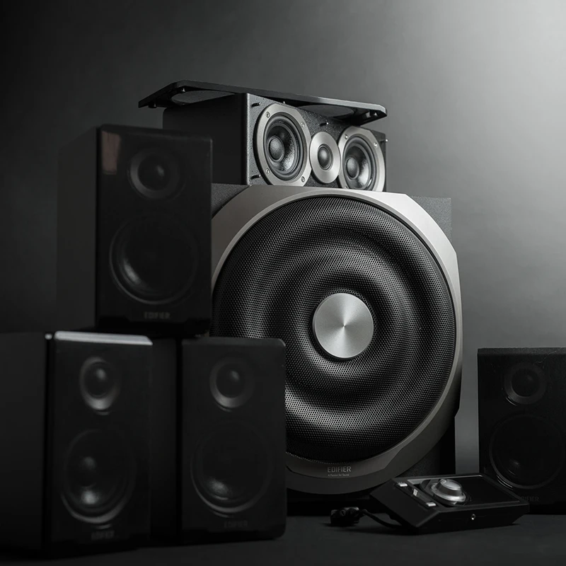 EDIFIER S760D HIFI 5 1 сабвуфер динамик все цифровое декодирование поддержка