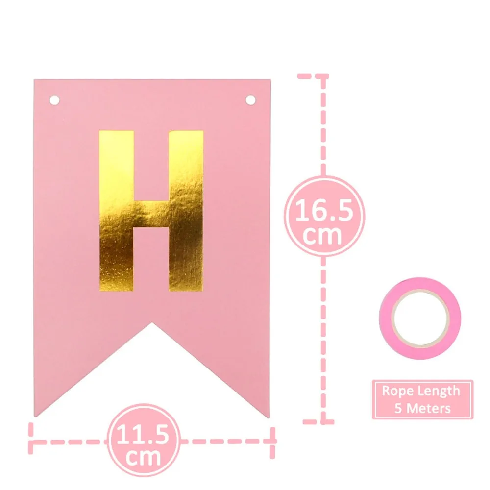 Heronsbill первый день рождения Блестящий бумажный баннер растяжки вечерние украшения для взрослых детей маленьких мальчиков и девочек гирлянда поставки мяч