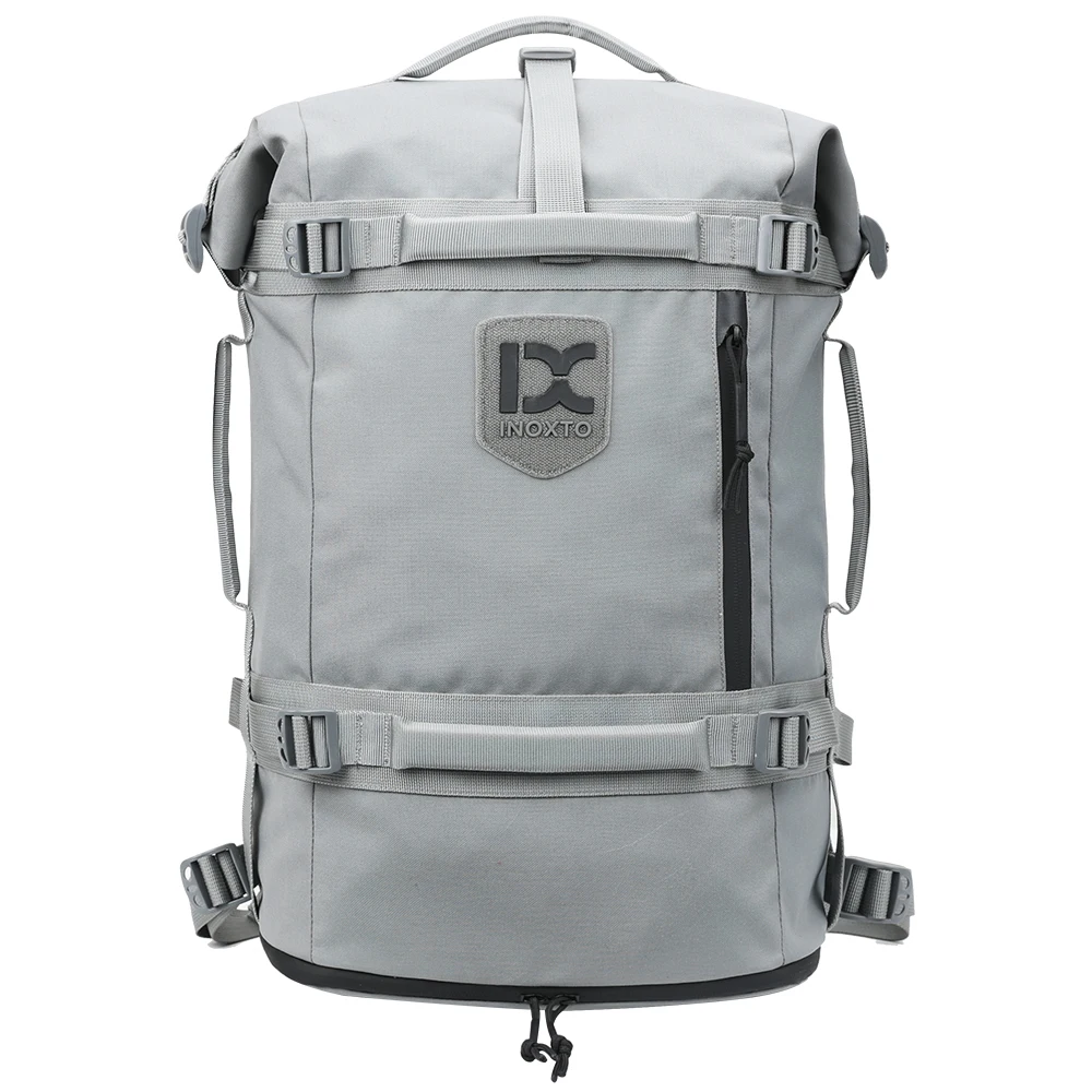

Duffel Backpack Outdoor Hiking Climbing Travel Bag Laptop Canvas Bag Camping Bag with Shoe Compartment Earphone Hole