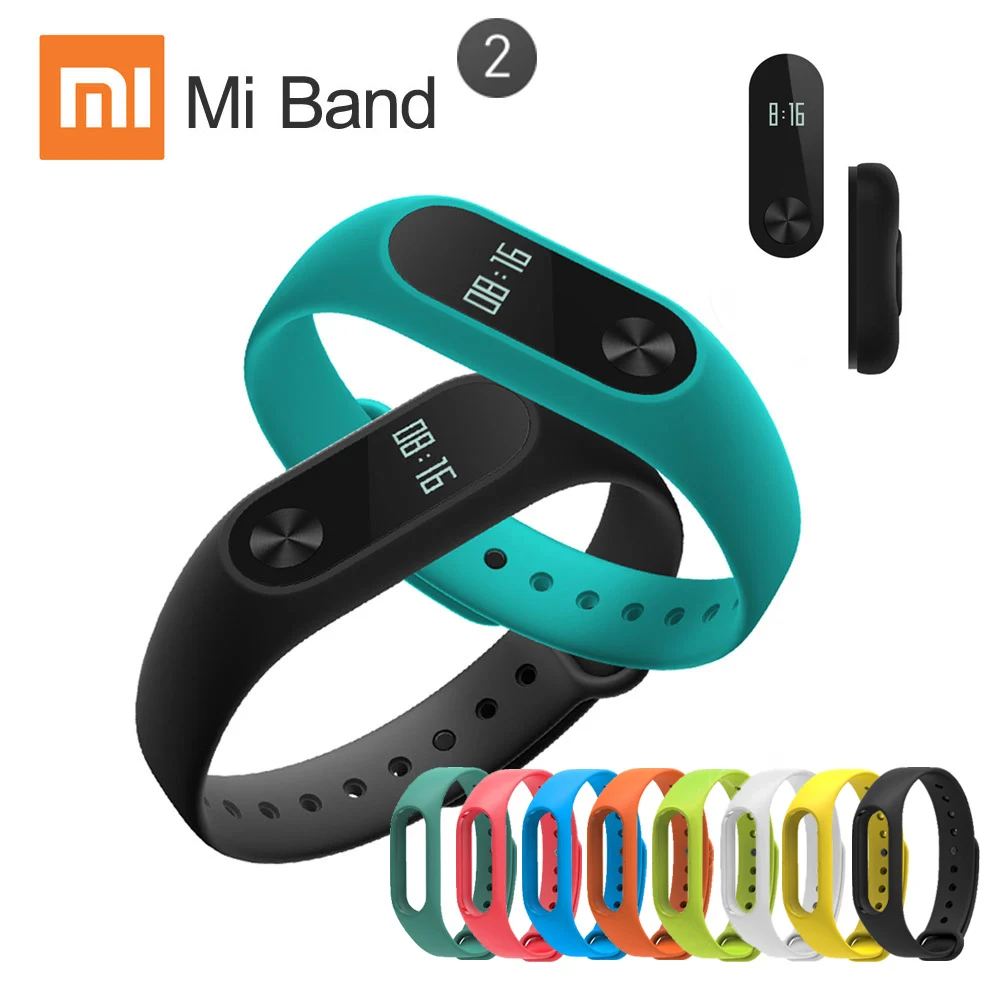 XIAOMI Mi Band 2 Miband 2 Smart Bracelet Wristband Band Fitness Tracker Bracelet Smartband Heart rate