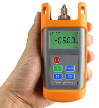 

Handheld Fiber Optical Light Source Two Wavelength 1310/1550nm Fiber Optic Equipments