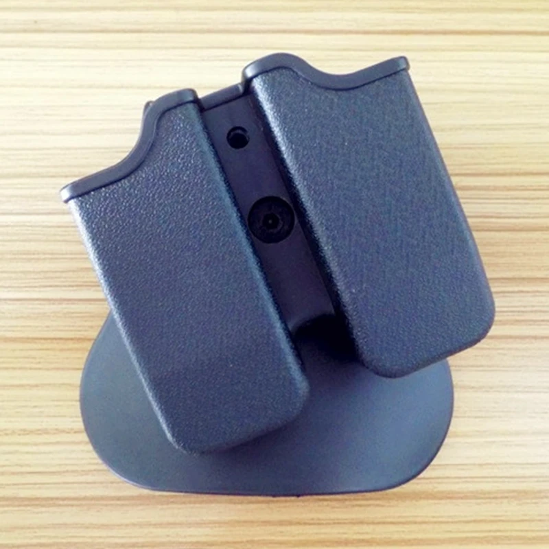 

Tactical Magazine Pouch Hunting Belt Double Mag Pouch for 9mm GL 17 21 M9 Holster Pouch