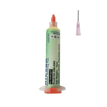 

1 Pcs/lot 10ML NC-559-ASM Solder Flux Soldering Paste With Free Needles Welding Assist Tools for Reballing Soldering Repair