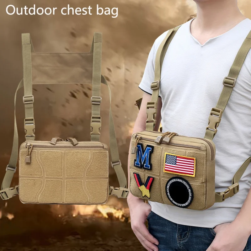 Нагрудная сумка Регулируемая тактическая нагрудная сумка на плечо охотничья сумка поясная сумка Recon Инструменты Сумка для кемпинга