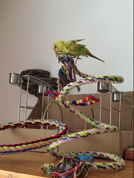 Bird Cage Rope Toy for Parrots 3