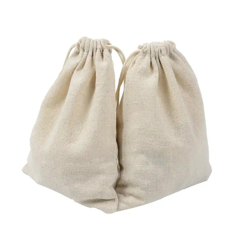 Etya Diy Cotton Fabric Bags Multi Functional Drawstring Bag Travel Storage Women Small Cloth Christmas Jewelry Gift Pouch