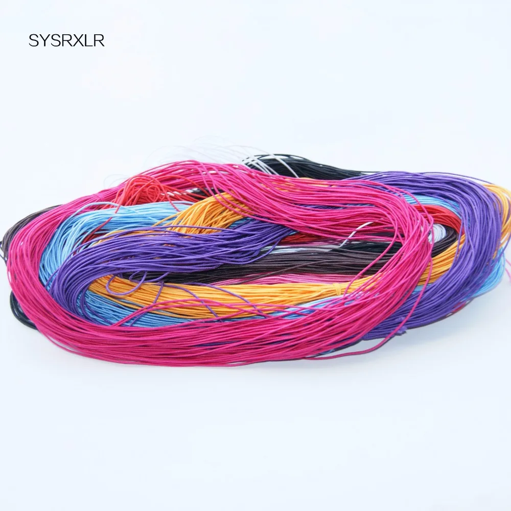 Эластичные бусины стрейч для браслета 9 цветов 25 метров 0 6 мм|beading elastic|cord stringrope bead |