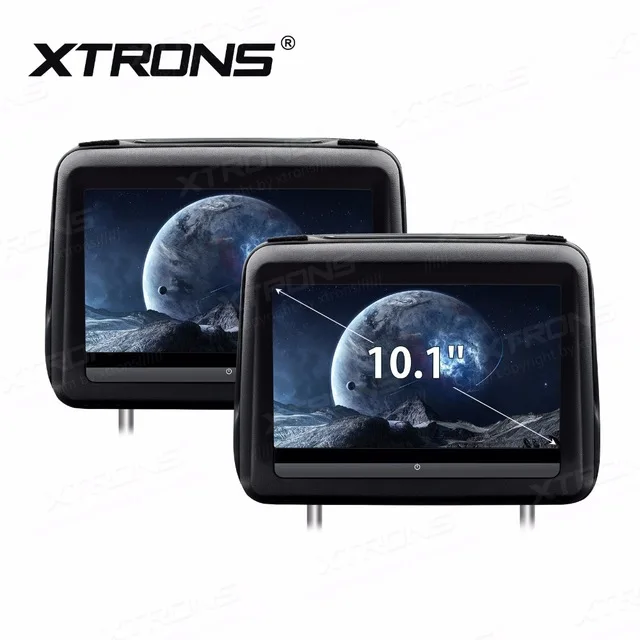 Автомобильный монитор XTRONS мониторы 10 1 &quotHD цифровой сенсорный экран кожаная