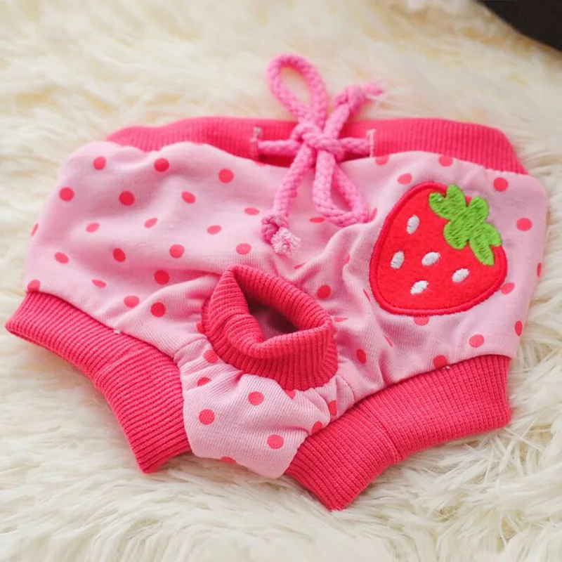 

Reusable Female Pet Dog Nappy Pants Cute Cartoon Menstrual Sanitary Diaper Best Price