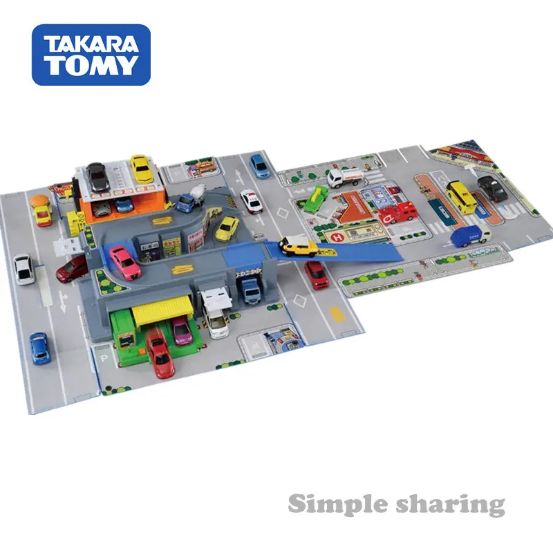 Takara Tomy Town Tomica очистка от мух стереоскопическая палочка 3D карта Япония литая под