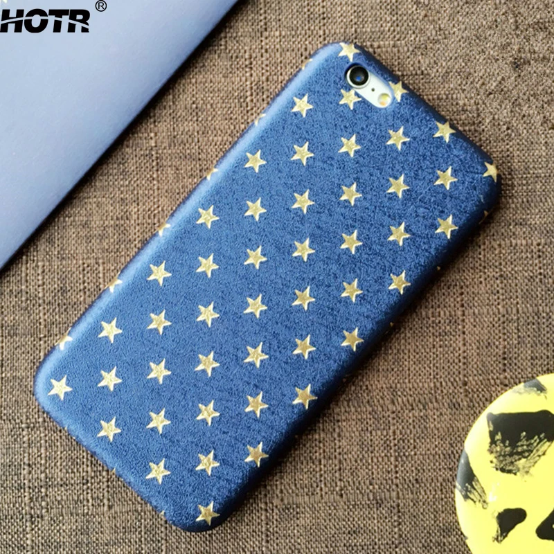HOTR Luxury Soft PU Leather Case For iphone 6 Case For iphone 6 plus Fashion Stars Cover For iphone 6 6s 6 plus