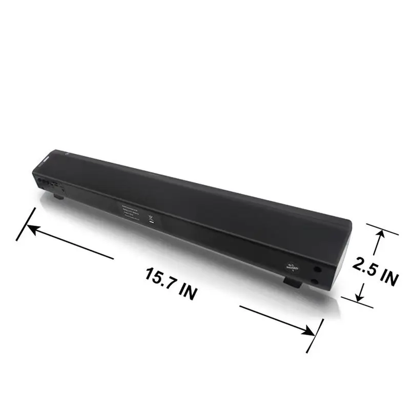 20 Вт Bluetooth 5,0 ТВ Саундбар беспроводной динамик стерео домашний кинотеатр Hifi Колонка объемная USB звуковая система настенная звуковая панель