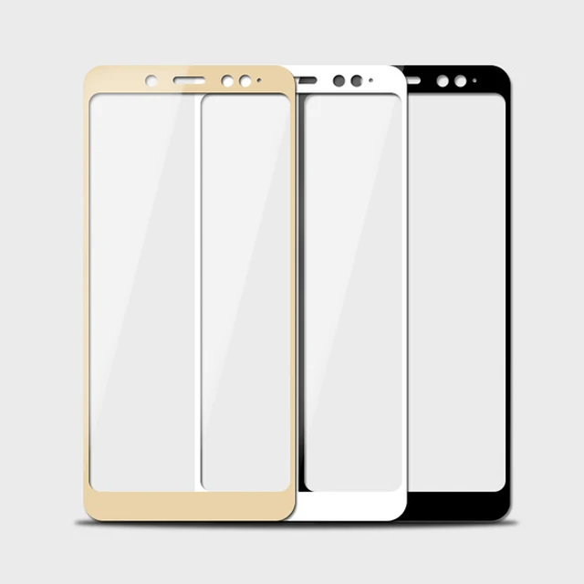 Закаленное стекло с полным покрытием для Xiaomi Mi 6X 2 шт. защитная пленка экрана Mi6X A2