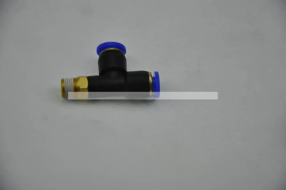 

Quick Push In Male Run T Fittings 1/8'' BSPT to OD 6MM TEE union SNS pneumatic parts connector