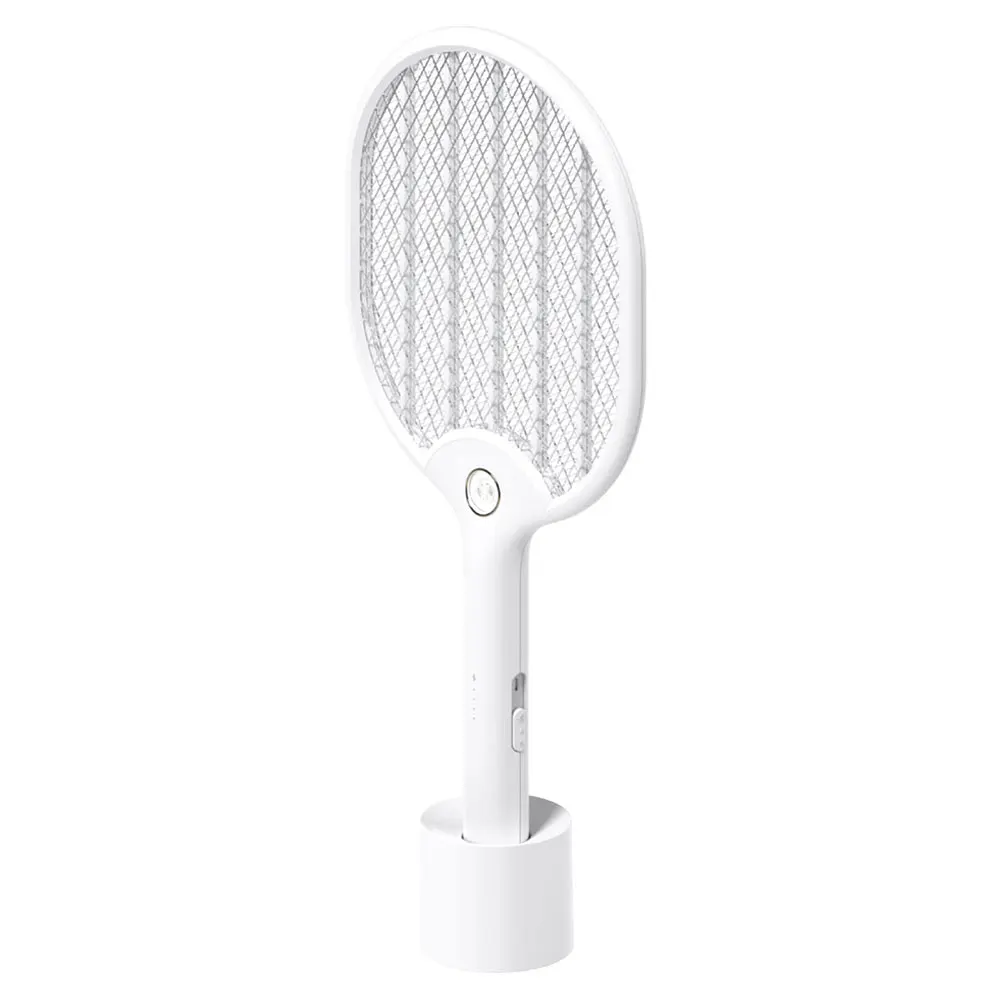 

Insect With LED Lights Reusable Electrical Repellents USB Rechargable Home Use Pest Control ABS Fly Swatter Handheld Bug Zapper