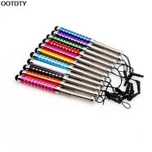 OOTDTY Three Links Retractable Capacitive Stylus Touch Screen Teblet Pen Diamond For Tablet PC Mobile phone #L059# mew hot