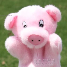 История игрушек 1 шт. 25 см Мультфильм Клевер розовый поросенок марионетки плюшевые спальный игры выполнять Опора мягкие для малышей подарок