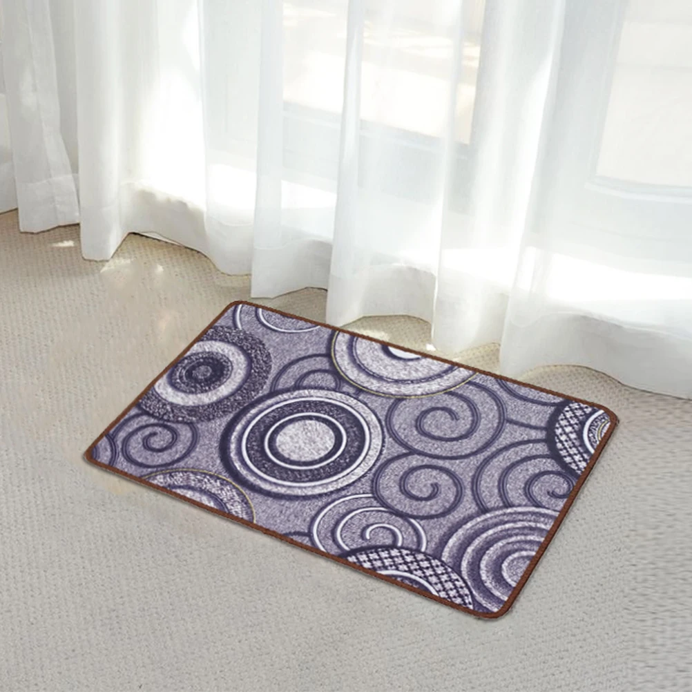 Retro Durable Comfortable Soft Bathmat Water absorbing Non Slip Bath