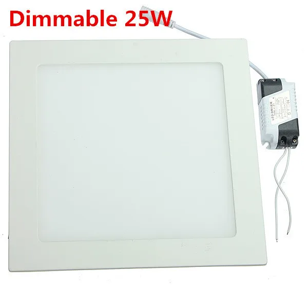 Dimmable 25W квадратный ультратонкий потолочный энергосберегающий светодиодный