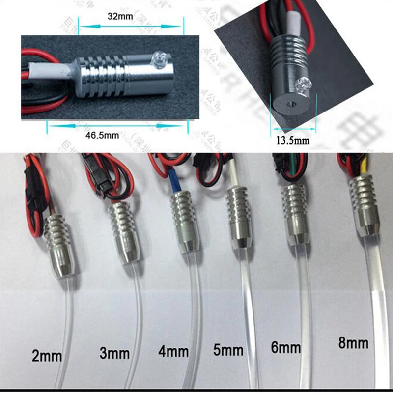 Мини волоконно-оптический 3 Вт Светодиодный светильник источник двигателя 12 В для украшения салона автомобиля светильник для Руслан улубаев X 5 шт