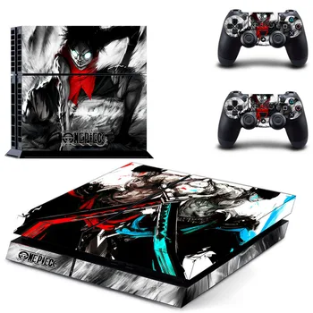 

Anime One Piece Luffy PS4 Skin Sticker Decal For Sony PlayStation 4 Console and 2 Controllers PS4 Skin Sticker Vinyl