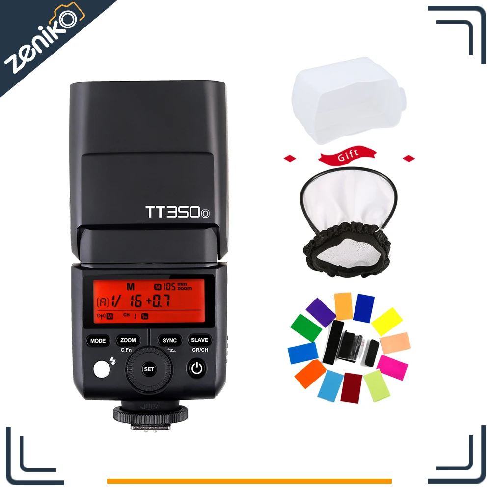 

Godox Mini Thinklite TTL TT350o Camera Flash High Speed 1/8000s GN36 for Olympus or Panasonic Mirrorless Digital Camera
