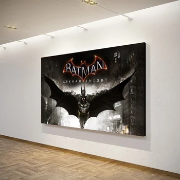 

1 Pcs/Set Framed HD Printed Batman Arkham Knight Wall Art Canvas Pictures For Living Room Bedroom Home Decor Painting