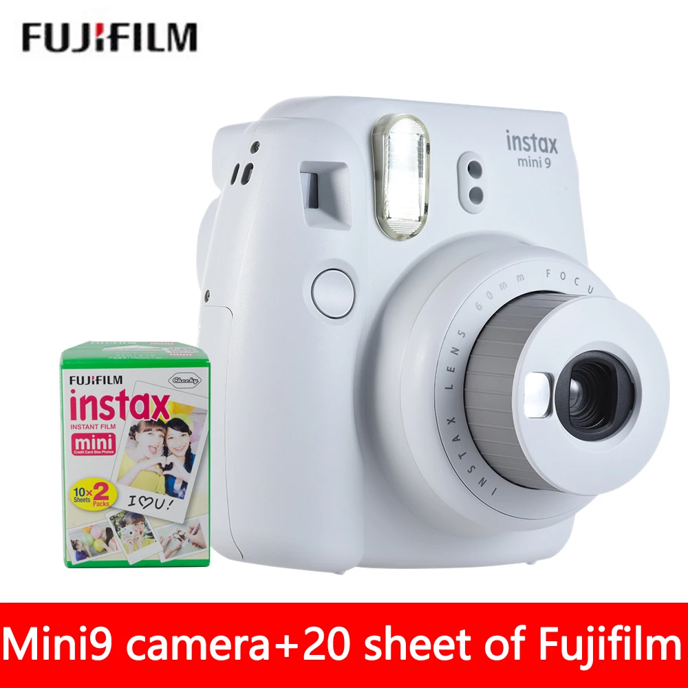 Новая Оригинальная Fujifilm Instax Mini 9 Fuji мгновенная камера пленочная с зеркалом для