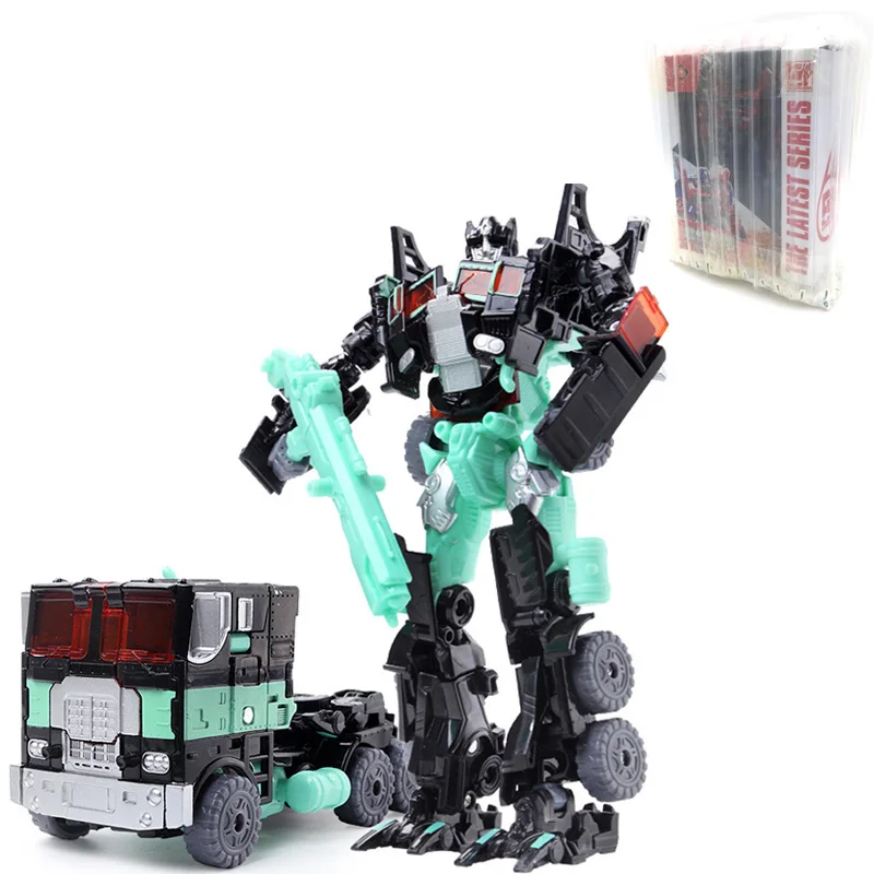 19cm Transformation Car Robot Dinosaur Deformation Tobot Toy Optimus Action Figures Gifts Model Children Super Hero - Цвет: I With Box