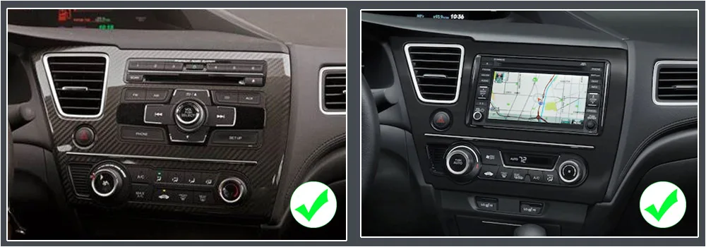 ZaiXi 2 DIN Android Touchscreen For Honda Civic 2012~2015 Car Multimedia Player Bluetooth GPS WiFi Navigator FM Radio Player 8