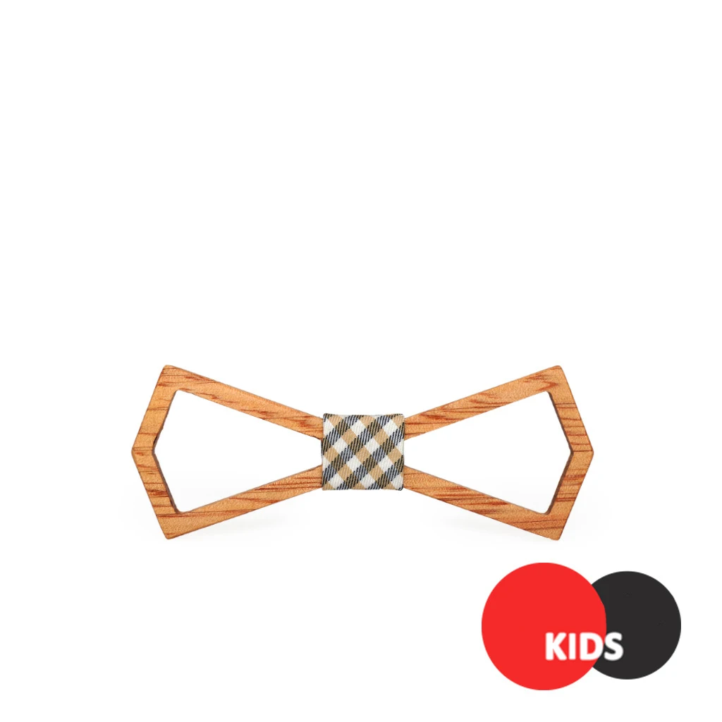 Галстук-бабочка производители высокого качества Свадебный Детский галстук-бабочка ручной работы креативный твердый деревянный лук