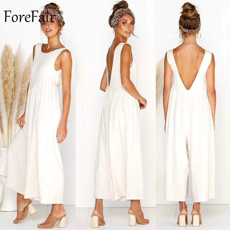 Jumpsuit Women Boot Cut Wide Leg Elegant Off Shoulder (9)