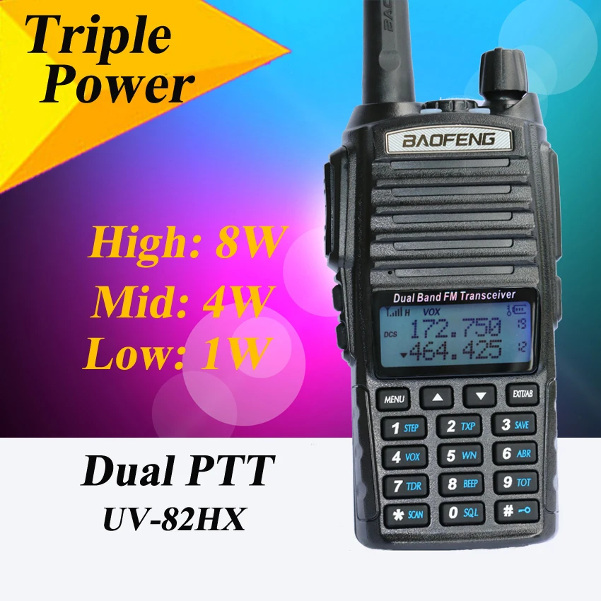  uv 82 8w UV 82HX walkie talkie sister portable radio walk talk .