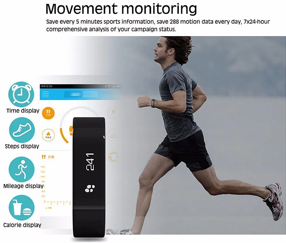 Time owner I5 Plus умный Браслет Шагомер для измерения физической активности водонепроницаемый смарт-браслет для iOS Android Xiaom samsung смарт-браслет