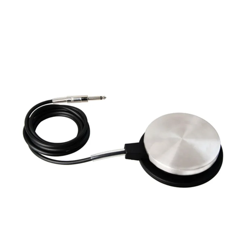 Round 360 Stainless Steel font b Tattoo b font Foot Pedal Switch Controller font b Power