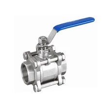 Нержавеющая сталь 304 3 шт(Contruction) полный порт шаровой клапан BSPT женский Макс 1000 фунтов/кв. дюйм ручная ручка