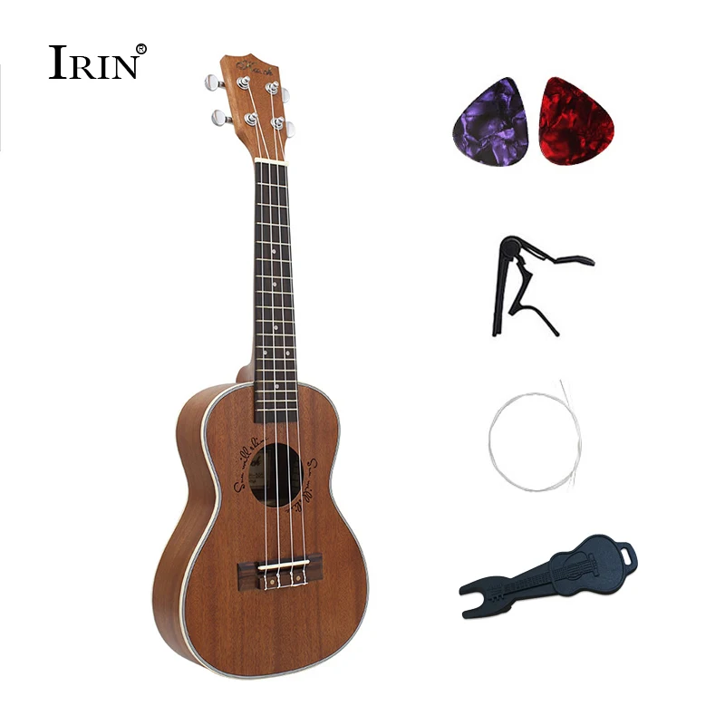 

Music Ukelele 23 Ukulele Concert 4 Strings Guitar Acoustic Hawaii Rosewood Fingerboard White Edge Instruments Ukulele Mahogany