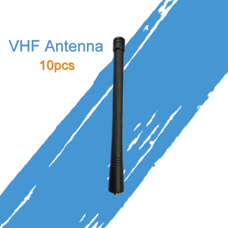 10 x VHF антенна для Motorola радио рации GP88 GP88S GP328 GP338 GP338 PLUS 6 дюймов(15 см) 136-174 МГц