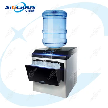 

HZB25 Commercial or Household Ice Maker Bullet Ice Making Machine Electric 220V Bottle Water Supply