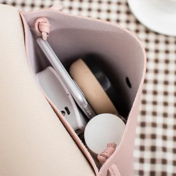 

Women Cat Pendant Solid Cover Hasp Crossbody Bag Shoulder Bag Phone Coin Bag Sweet and simple style Borsa a tracolla#25
