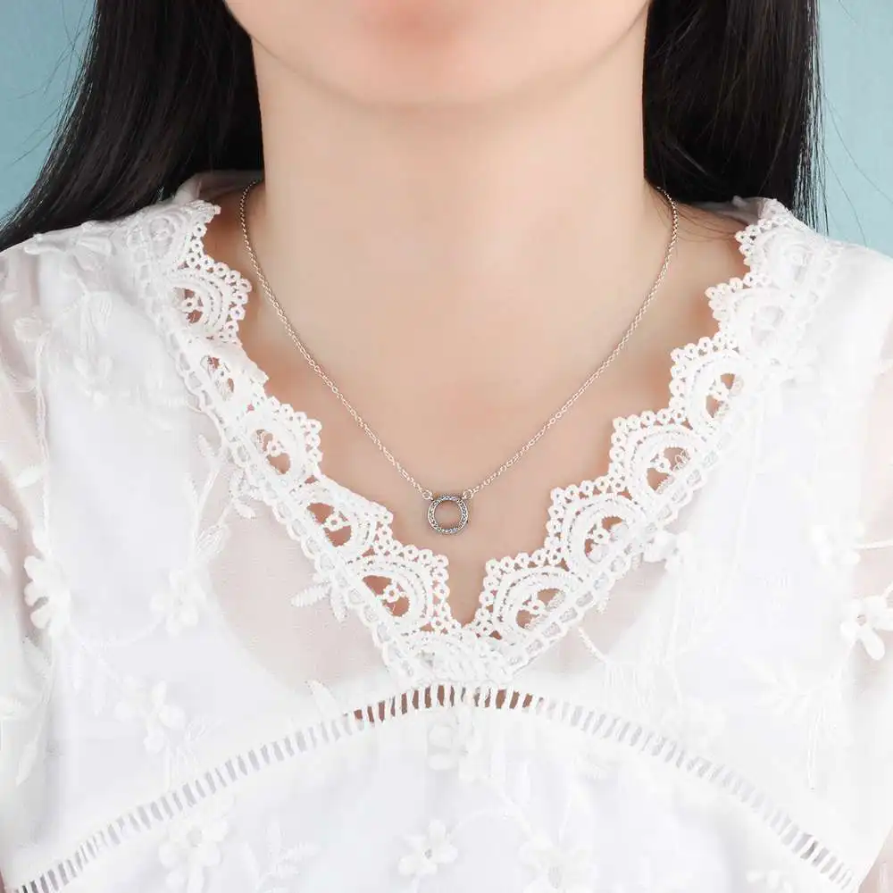 Цепочка с подвеской из серебра 925 пробы фианитом|gift necklace|gifts for ladiesgift gifts |