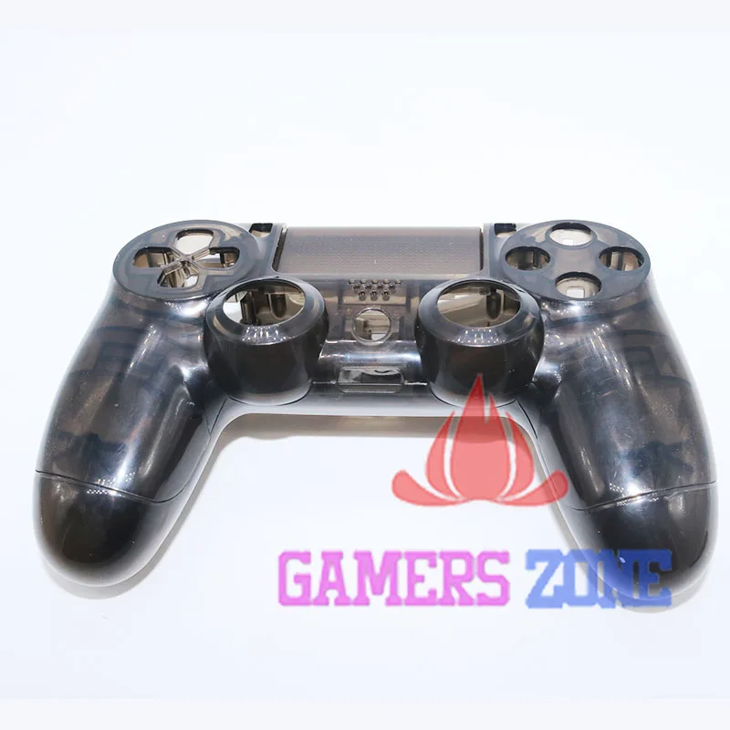 

Clear Black Housing Case for PS4 Controller Transparent Black Shell Case Cover for Playstation 4 Game Pad Replacment