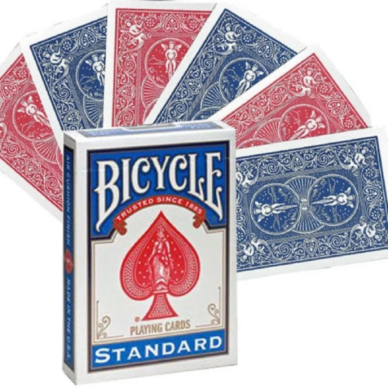 

1 Deck Bicycle Double Back Red&Blue Back Playing Cards Gaff Magic Cards Special Props Close Up Stage Magic Tricks for Magician