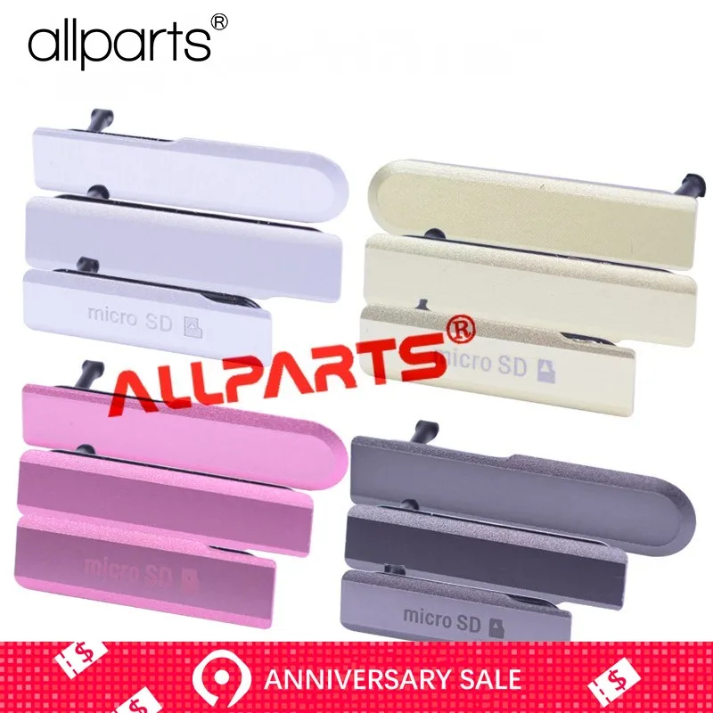 

USB Charging Port Dust Plug Cover / Micro SD Port / SIM Card Port Slot for Sony Xperia Z1 Compact D5503 Z1 mini M51W