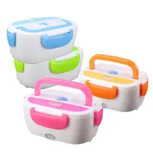 1 05L 12V Electric Heated Car Plug Heating Bento Lunch Box Set Outdoor Picnic Food Warmer